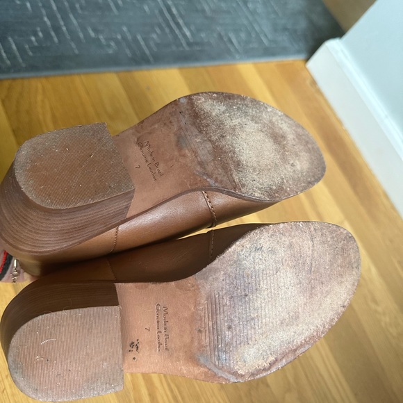 Madewell tan leather ankle boots perfect condition size 7 - Picture 5 of 6